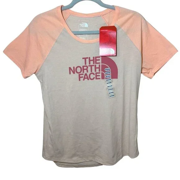 The North Face Women's Tshirt Half Baseball T-Shirt size Medium NWT - Picture 1 of 5